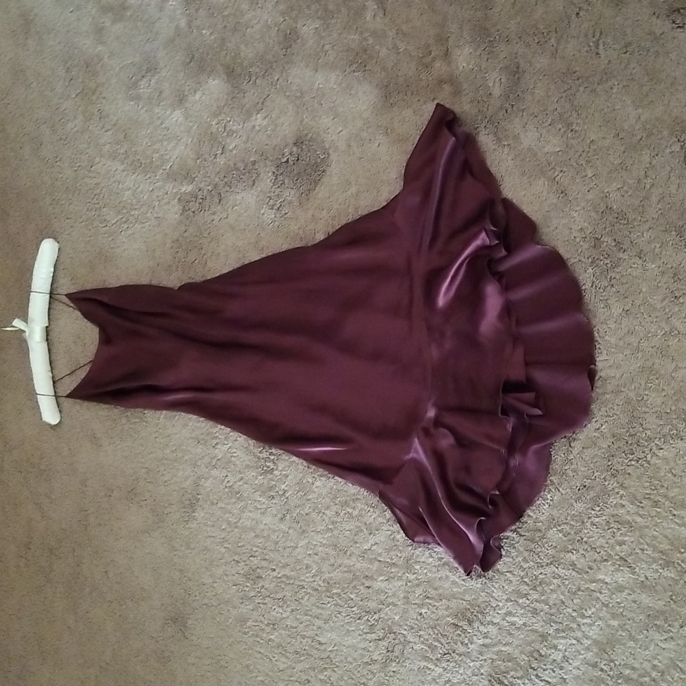 Gorgeous ruffle silk dress